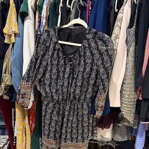 Madewell Black and Brown Dress